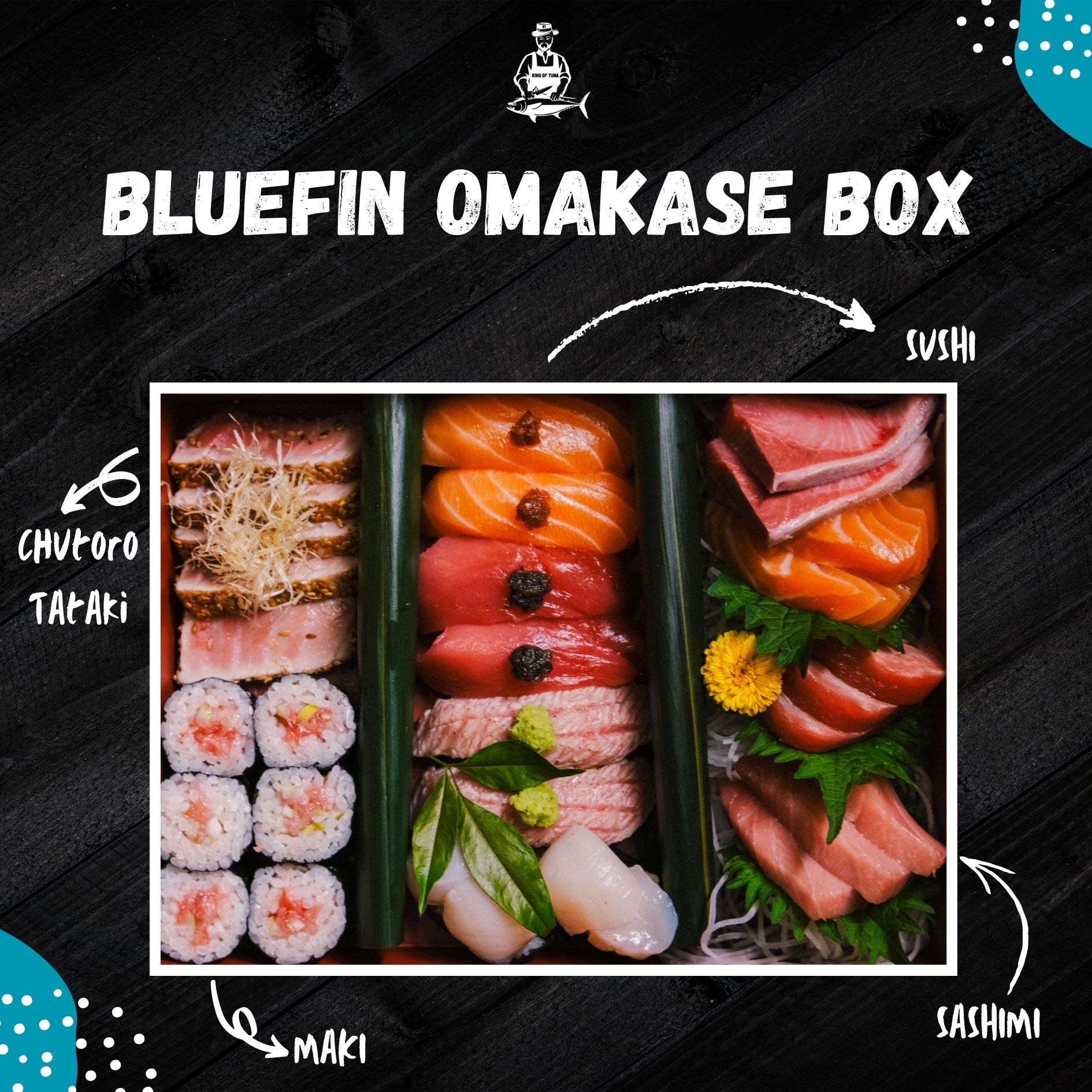 Bluefin Tuna Omakase Sushi Box in Toronto GTA | King of Tuna